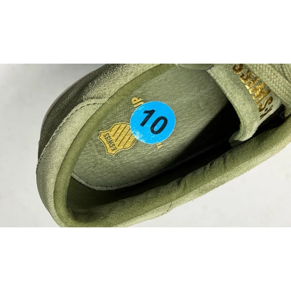 K-Swiss Court Pro Startup Men's Size 10 Sneakers Leather Green Retro Athletic